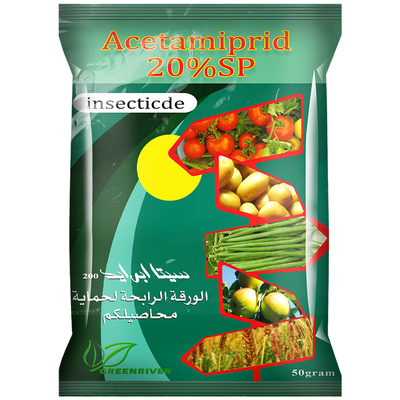 China Cas 135410-20-7 Acetamiprid 20%SP Insecticida orgánico para hortalizas de hoja, cítricos distribuidor 