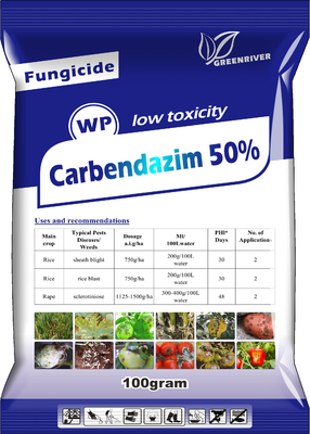 China Carbendazim 50%SC Fungicida químico para plantas CAS 10605-21-7 distribuidor 