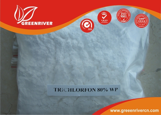 China Insecticida organofosfato triclorofón 80%WP, número CAS 52-68-6 distribuidor 