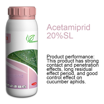Insecticida orgánico sistémico acetamiprid 20%SL No CAS 135410-20-7 proveedor 