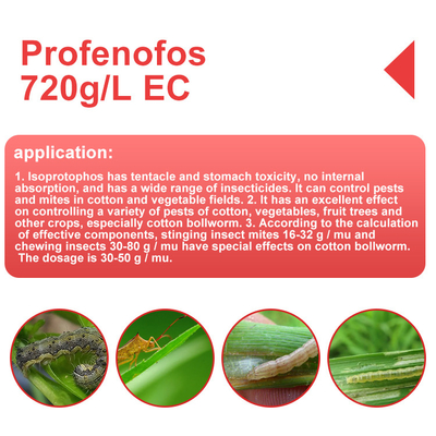 Profenofos 50% CE insecticida orgánico 41198-08-7 proveedor 