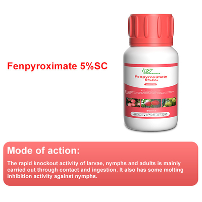 Fenpiroximato 5% SC acaricida CAS NO 34098-61-6 en polvo, líquido proveedor 