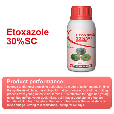 No sistémico Etoxazol 11% SC acaricida de contacto con efecto sobre huevos, larvas, ninfas proveedor 