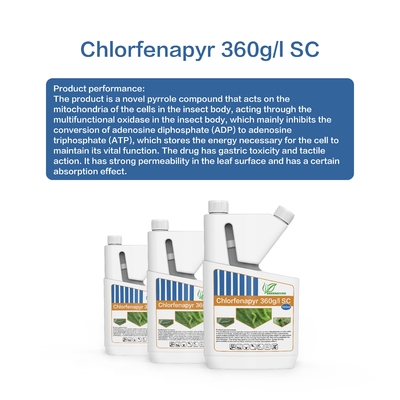 Clorfenapir 24%SC productos acaricidas para insectos CAS 122453-73-0 proveedor 