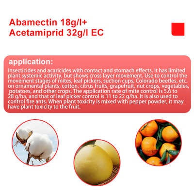 Abamectina 5 g/l + piridabeno 80 g/l Acaricidas bioquímicos proveedor 