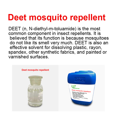 DEET 99%Tech CAS 134-62-3 Control de plagas Insecticidas para ropa, sombreros, caballos proveedor 