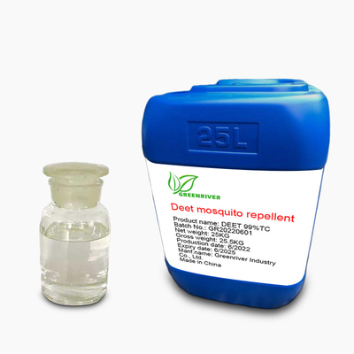 DEET 99%Tech CAS 134-62-3 Control de plagas Insecticidas para ropa, sombreros, caballos proveedor 