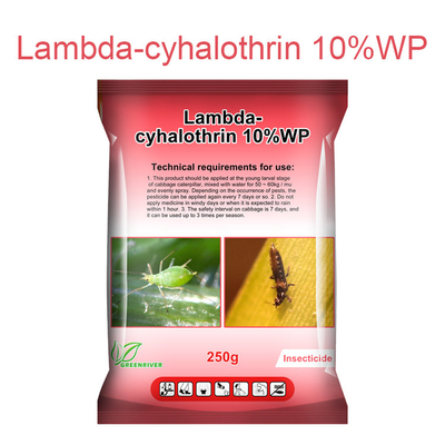 Lambda cyhalothrin 10% WP Insecticidas para el control de plagas CAS 91465-08-6 proveedor 
