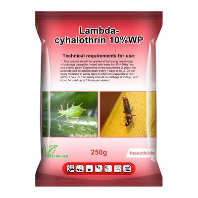 Lambda cyhalothrin 10% WP Insecticidas para el control de plagas CAS 91465-08-6 proveedor 