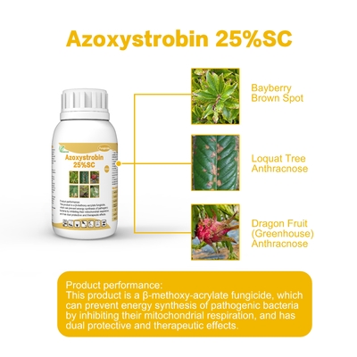 Fungicida de amplio espectro de azoxicistrobina para el moho en polvo CAS 131860-33-8 proveedor 