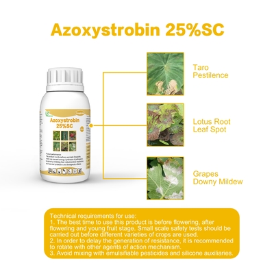 Fungicida de amplio espectro de azoxicistrobina para el moho en polvo CAS 131860-33-8 proveedor 
