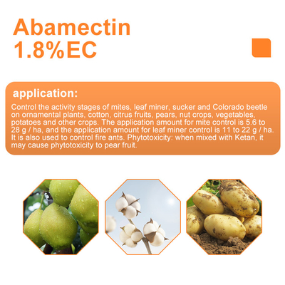 Abamectina Insecticidas de control de plagas para patatas, CAS 71751-41-2 proveedor 