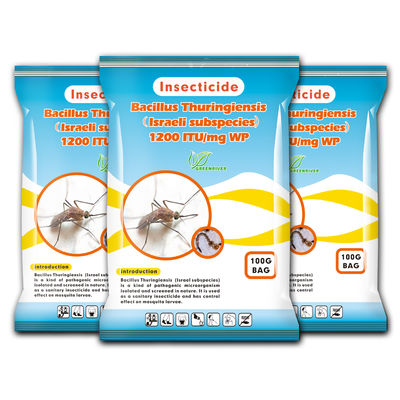 White powder Bacillus thuringiensis Insecticide for lepidopterous larvae control