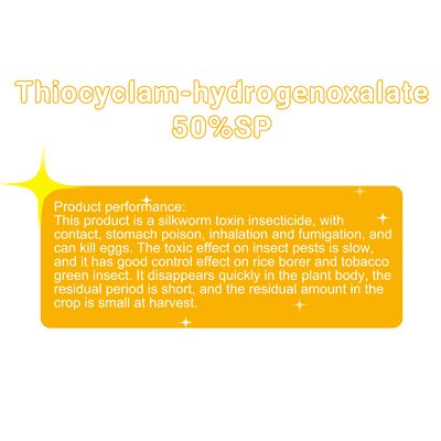 Thiocyclam Hydrogen oxalate 50%SP Chemical Pesticide Bed Bug Insecticide