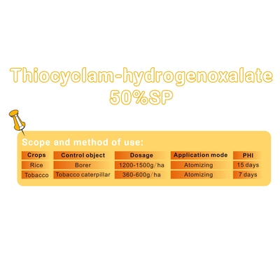 Insecticida selectivo natural de oxalato de hidrógeno de tiociclama profesional proveedor 