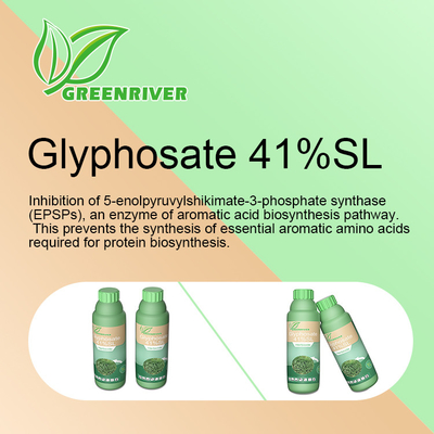 Herbicida de amplio espectro de acción rápida con glifosato 41%SL proveedor 