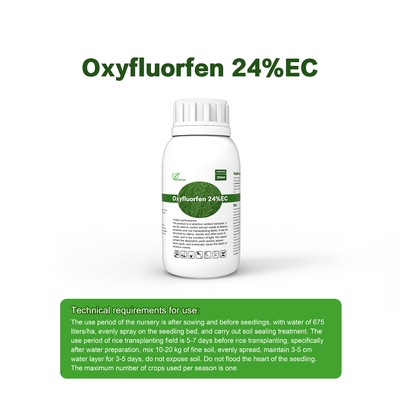 Oxifluorfeno en polvo blanco herbicida 24% EC herbicida pre-emergente 42874-03-3 proveedor 