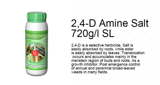 Cas 94-75-7 2-4-D Amine salt Selective Herbicides For Onions , Weeds