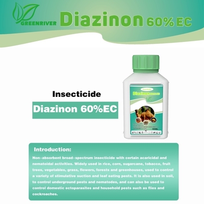 Diazinón 5% 10% 15% GR Insecticida orgánico cas 333-41-5 proveedor 