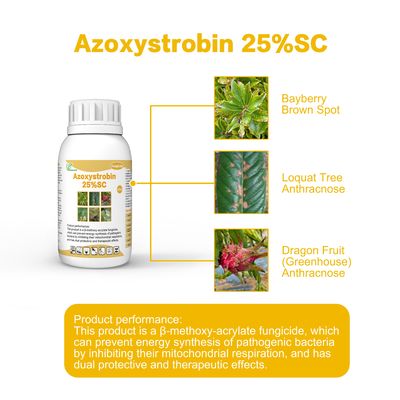 Azoxystrobin 25%SC broad spectrum Plant Fungicide CAS 131860-33-8
