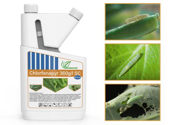 24%SC Chlorfenapyr Insecticide Acaricide Products For Ticks , White powder