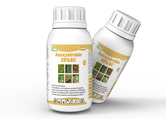 Azoxistrobina 25%SC Fungicida para plantas de amplio espectro CAS 131860-33-8 proveedor 