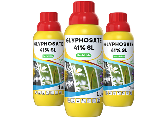 Glifosato 41%SL Herbicida no selectivo herbicida de hojas anchas CAS 1071-83-6 proveedor 