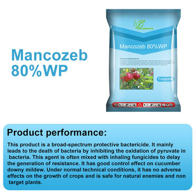Fungal diseases Mancozeb 80%WP contact fungicide CAS 8018-01-7