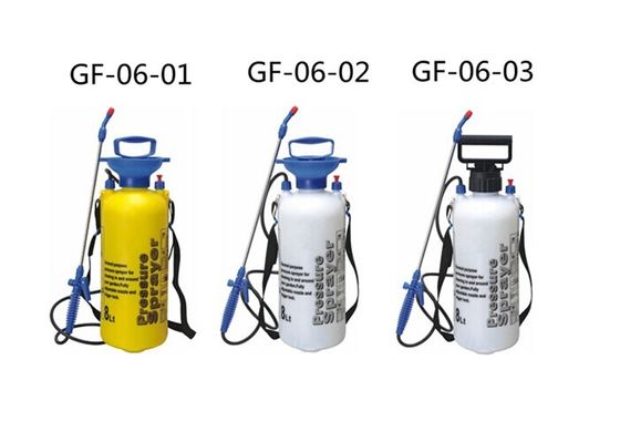 5L / 8L plastic Electric Backpack Air Pressure Sprayer GF-06 , Yellow White
